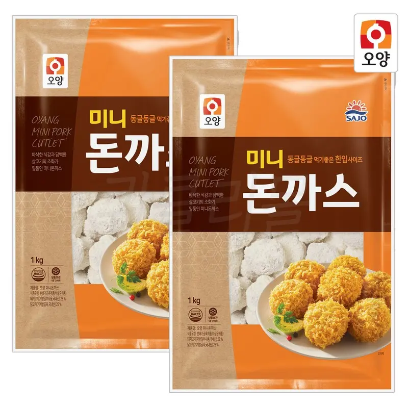 미니 돈까스 1kg / 한입 돈까스, 반찬