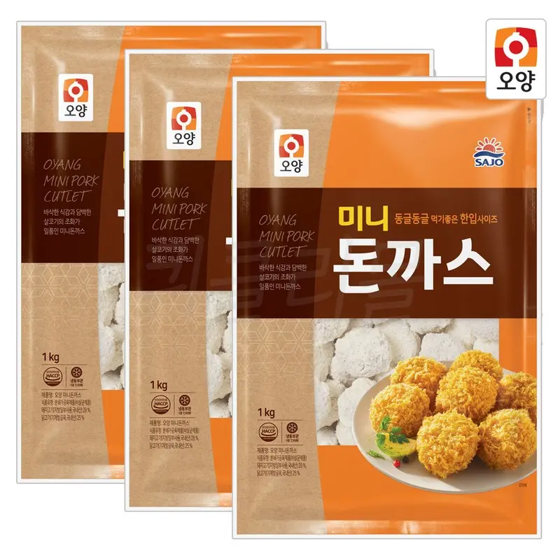 미니 돈까스 1kg / 한입 돈까스, 반찬