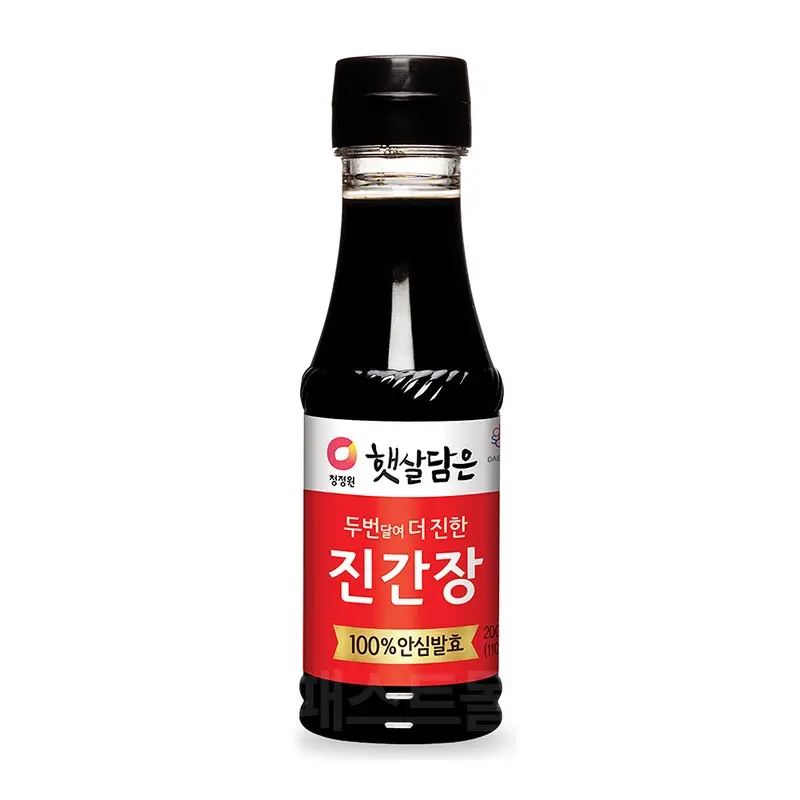 청정원 햇살담은 두번달여 더 진한 진간장 200ml