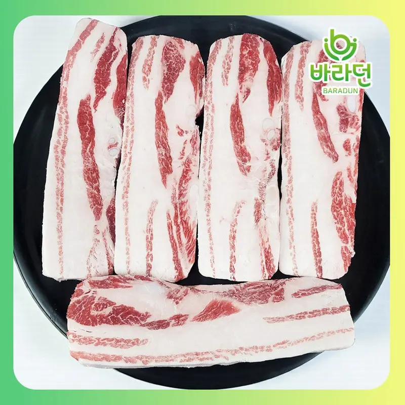 바라던 도토리먹고 자란 고소한 이베리코 돼지고기 세보등급 삼겹살 300g x 1팩