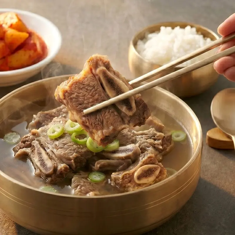 (리뷰 이벤트) 원육20% 소갈비탕 진 650g X 10팩