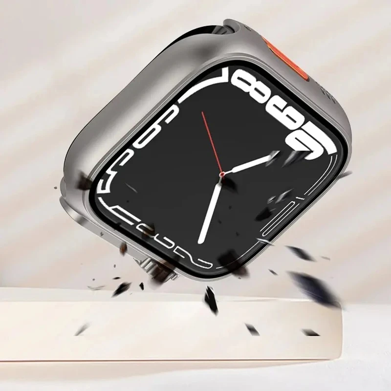 애플워치 46mm 44mm 45mm 41mm 40mm 38mm 42mm용 유리+케이스 스크린 보호필름 교체 울트라 범퍼 iWatch 시리즈