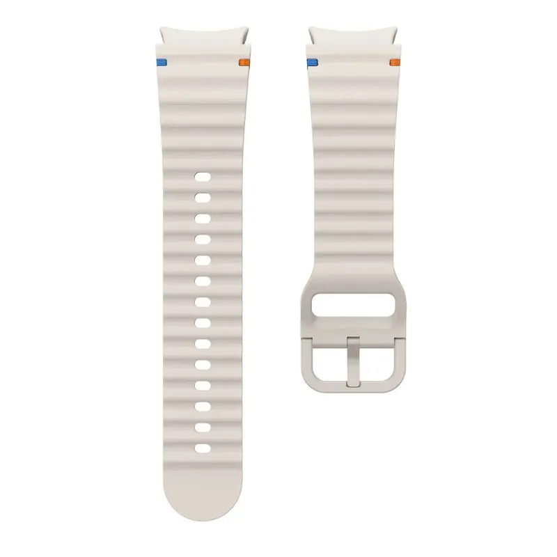 삼성 갤럭시 워치 7 FE 6 4 클래식 5 프로 44mm 40mm 43mm 47mm 45mm용 오리지널 실리콘 밴드, 갤럭시 워치6 7 스트랩