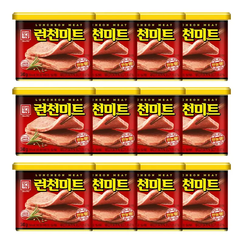 한성기업 런천미트 340g 12개