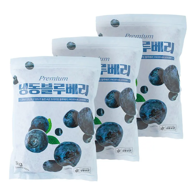 무첨가 100% 냉동 블루베리 1kg 3팩