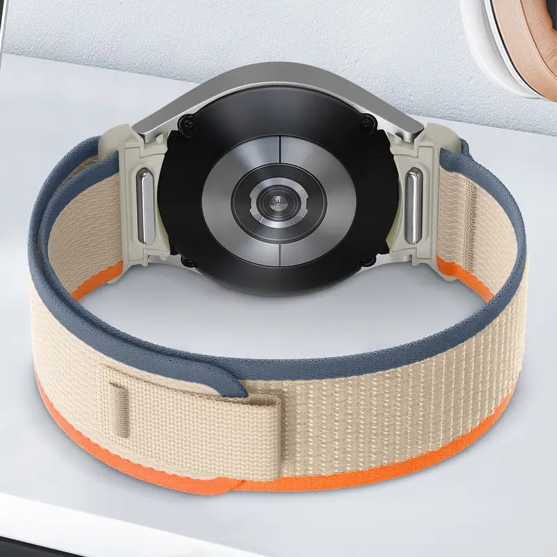 삼성 갤럭시 시계 용 트레일 루프 밴드 7 6 5 4 44mm 40mm/FE/5 Pro 45mm 나일론 코레아 팔찌 watch6 클래식