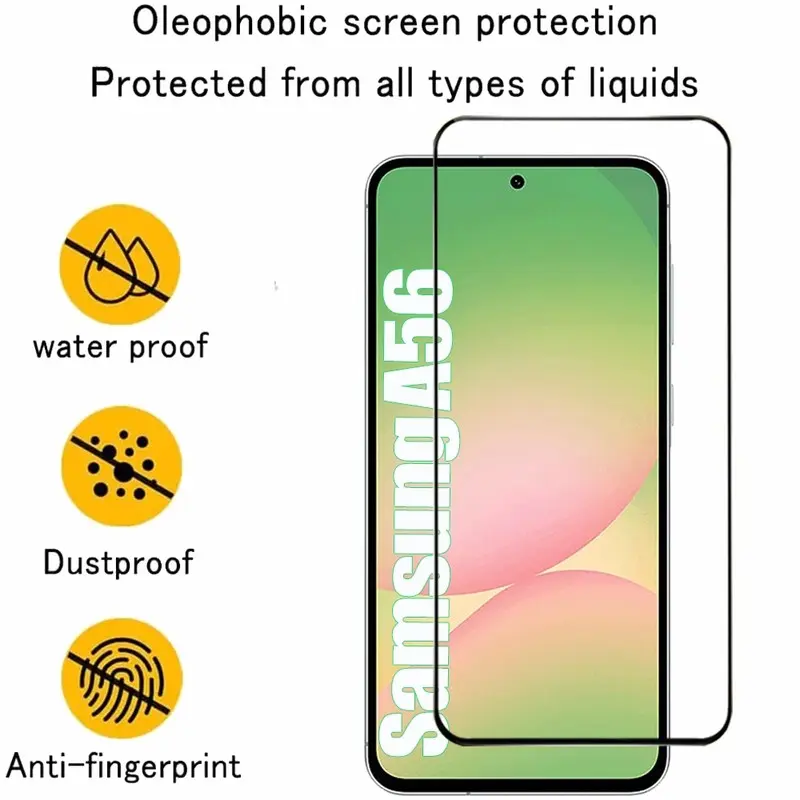 2 / 4PCS 강화유리 Samsung Galaxy A56 A55 A54 A53 강화 유리 Samsung A18 A17 A27 A37 A57
