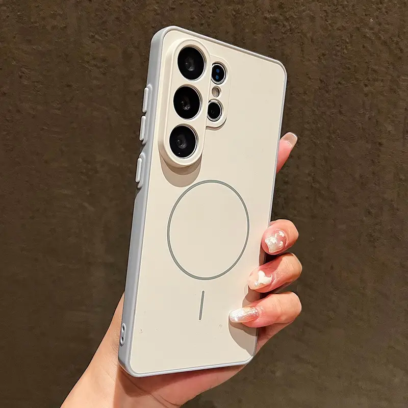 삼성 갤럭시 S26 S25 S24 S23 울트라 S26+ 플러스용 심플 무광 하드 PC 마그네틱 케이스 (Magsafe 무선 충전 아머 커버)