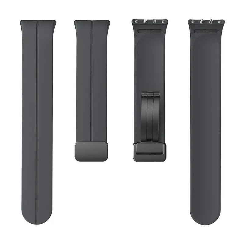 삼성 갤럭시 Fit3 맞는 3 SM-R390 마그네틱 D 버클 스트랩 팔찌 팔찌 교체 액세서리에 대한 스포츠 실리콘 밴드