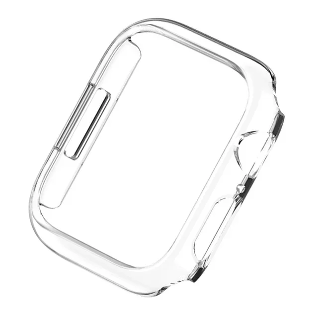 Apple Watch 케이스 커버 45mm 41mm 44mm 40mm 42mm 38mm 46 49mm 액세서리 PC 보호대 범퍼 iWatch