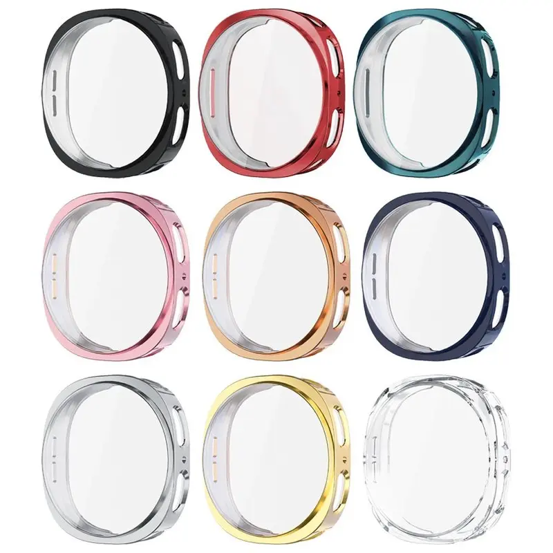 삼성 갤럭시 시계 8 44mm 액세서리 용 소프트 TPU 케이스 + 필름 Samsung Watch8 40mm의 화면 보호기 올라운드 커버
