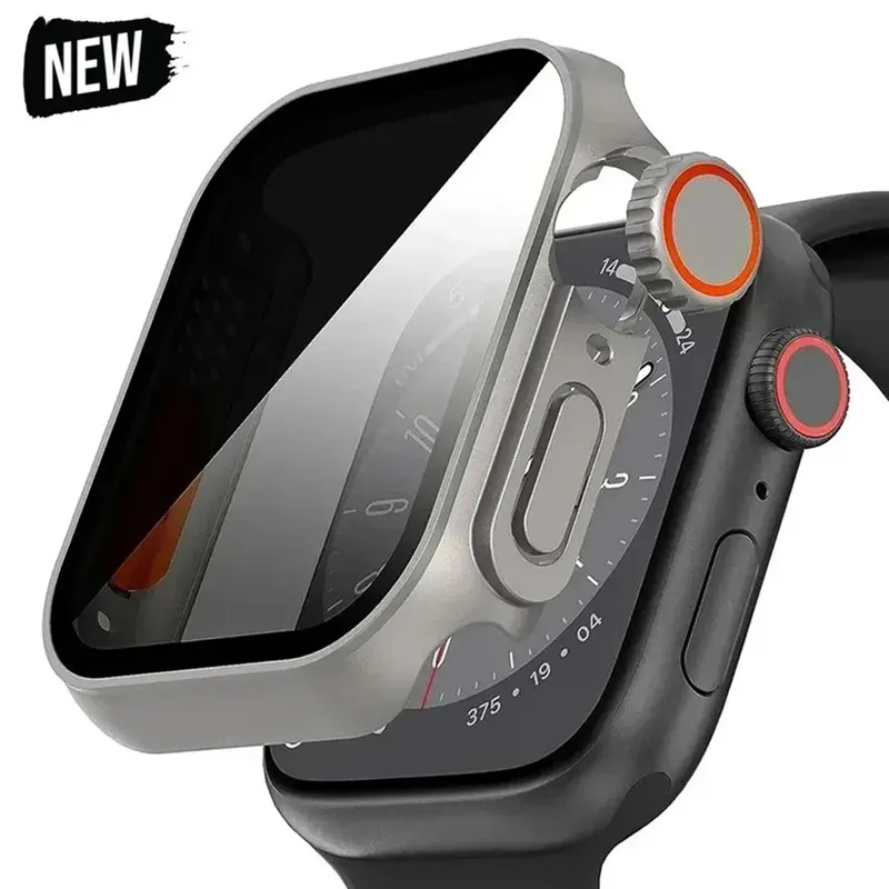 Apple Watch 용 케이스 Apple Watch Series9/8/7/6/5/4 SE 44 45 41 40mm 울트라 개인 정보 보호