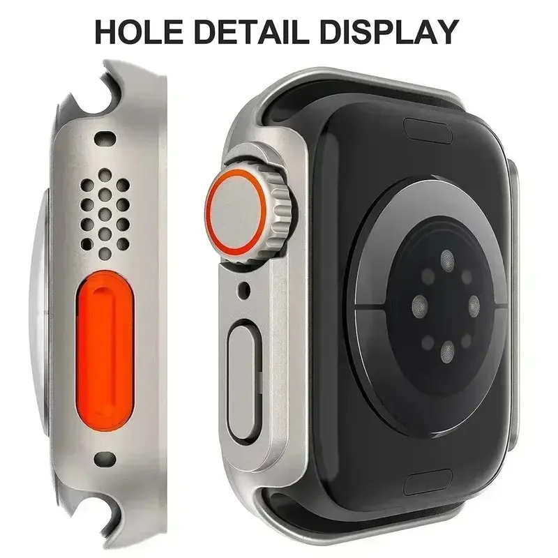 Apple Watch 용 케이스 Apple Watch Series9/8/7/6/5/4 SE 44 45 41 40mm 울트라 개인 정보 보호