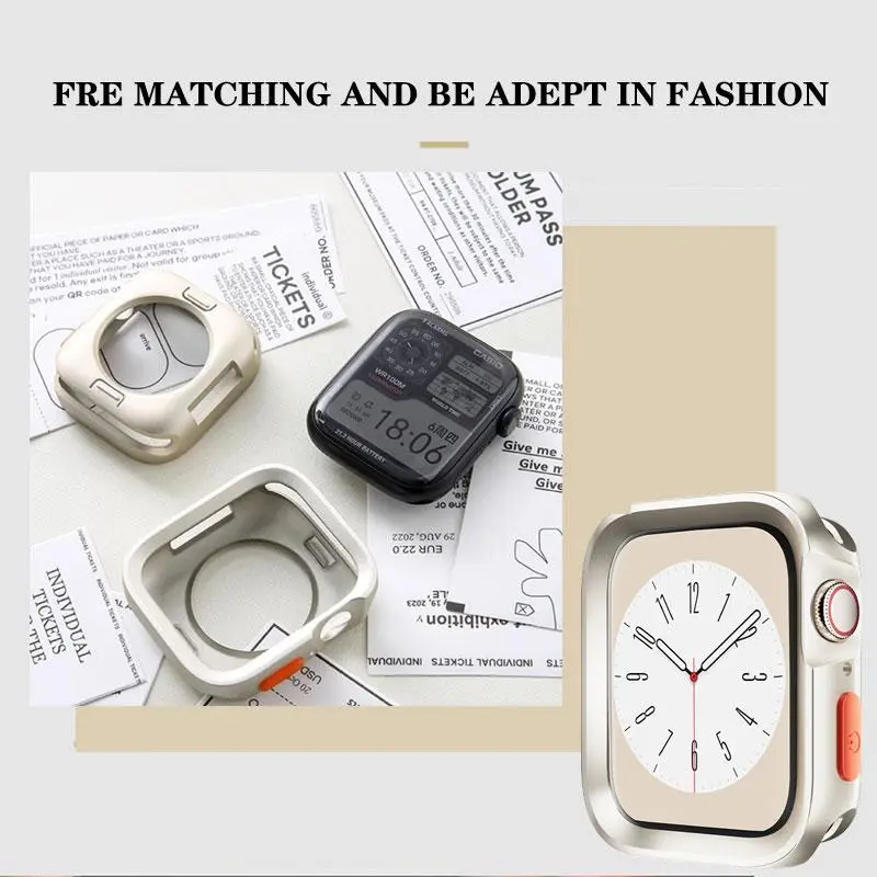 애플워치 11 10 9 8 7 6 SE 5용 범퍼 소프트 실리콘 케이스, iwatch 49mm 41mm 42mm 46mm 40mm 44mm