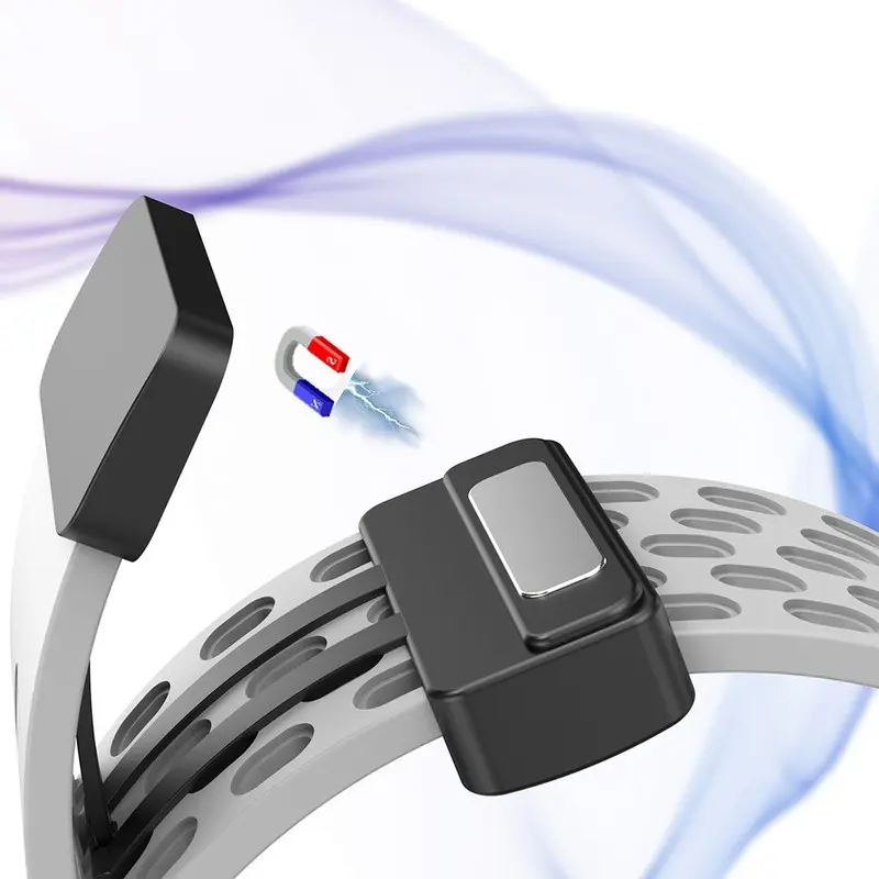 삼성 갤럭시 워치 4 5 6 7 4/6 클래식/액티브2용 22mm 20mm 자석 스트랩, 아마즈핏 빕 3 화웨이 GT7 프로 GT6용 실리콘