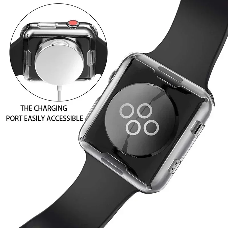 Apple Watch 용 소프트 TPU 화면 보호기 10 9 8 45mm 41mm 44mm 42mm 46mm 49mm IWatch Ultra