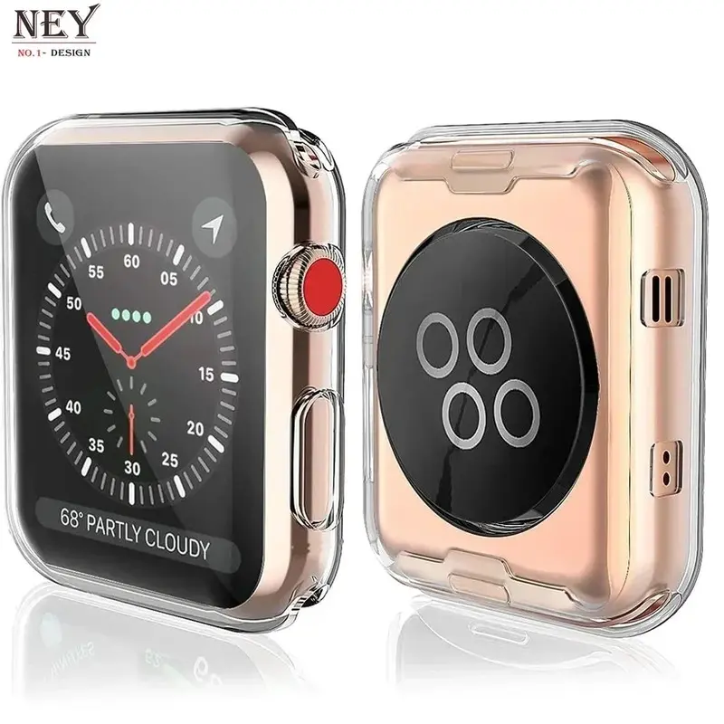 Apple Watch 용 소프트 TPU 화면 보호기 10 9 8 45mm 41mm 44mm 42mm 46mm 49mm IWatch Ultra