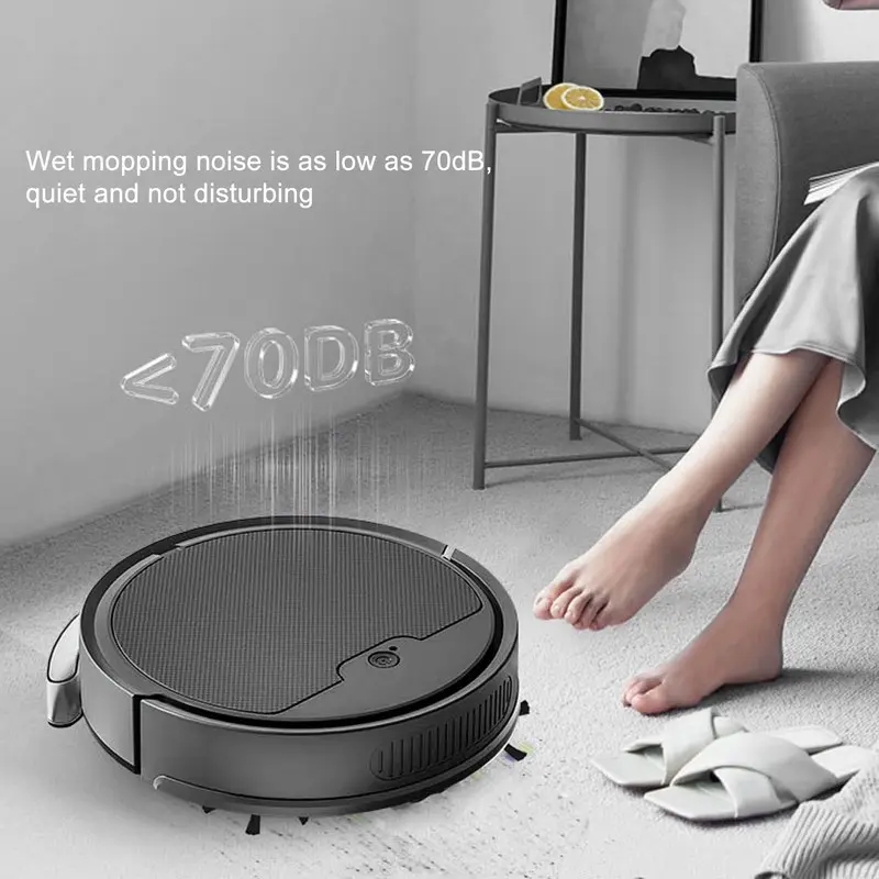 스마트 3-in-1 로봇 진공 청소기 앱 원격 제어 2000Pa 강력한 흡입력 USB 충전 가정용 청소기 - AliExpress 6