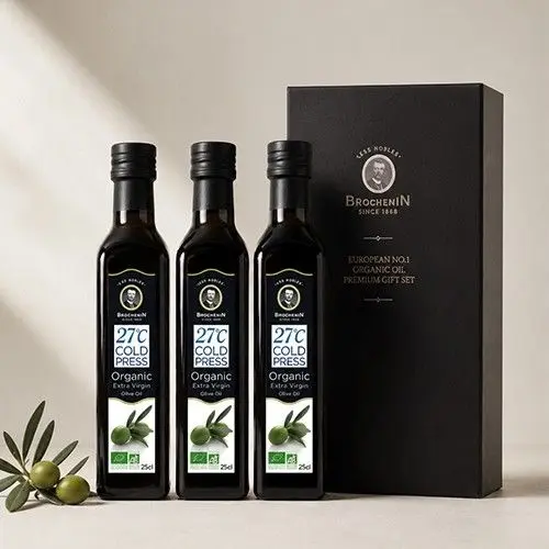 [알티스트]브로슈낭 유기농 프리미엄 엑스트라버진 올리브오일 250ml x 3병 (선물세트포장) : 롯데ON