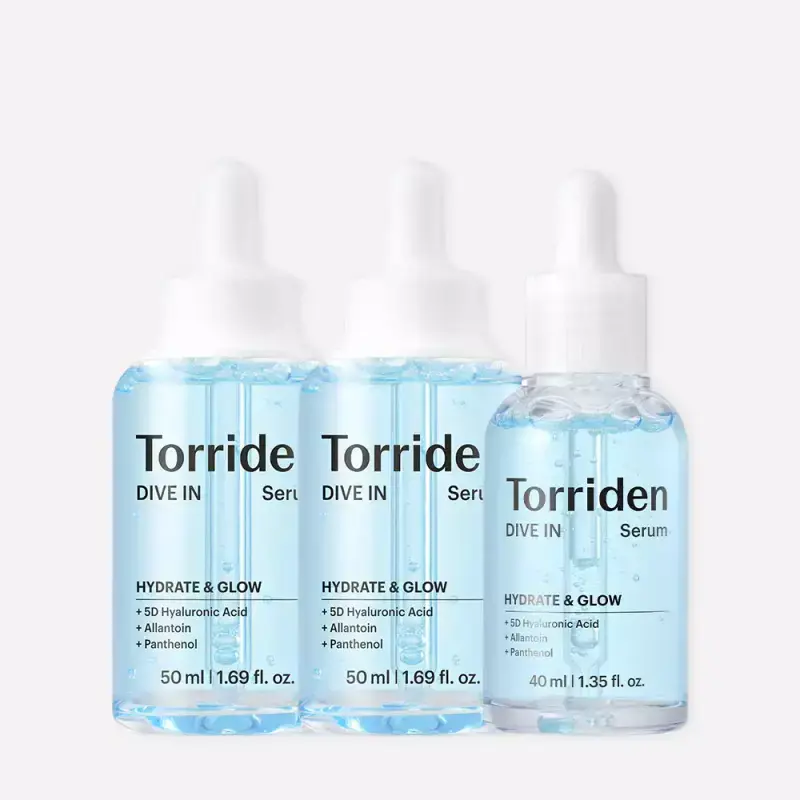 [SET] [NEW] 토리든 다이브인 저분자 히알루론산 세럼 50ml+50ml+40ml (+다이브인 세럼 20ml+멀티패드 10매입)