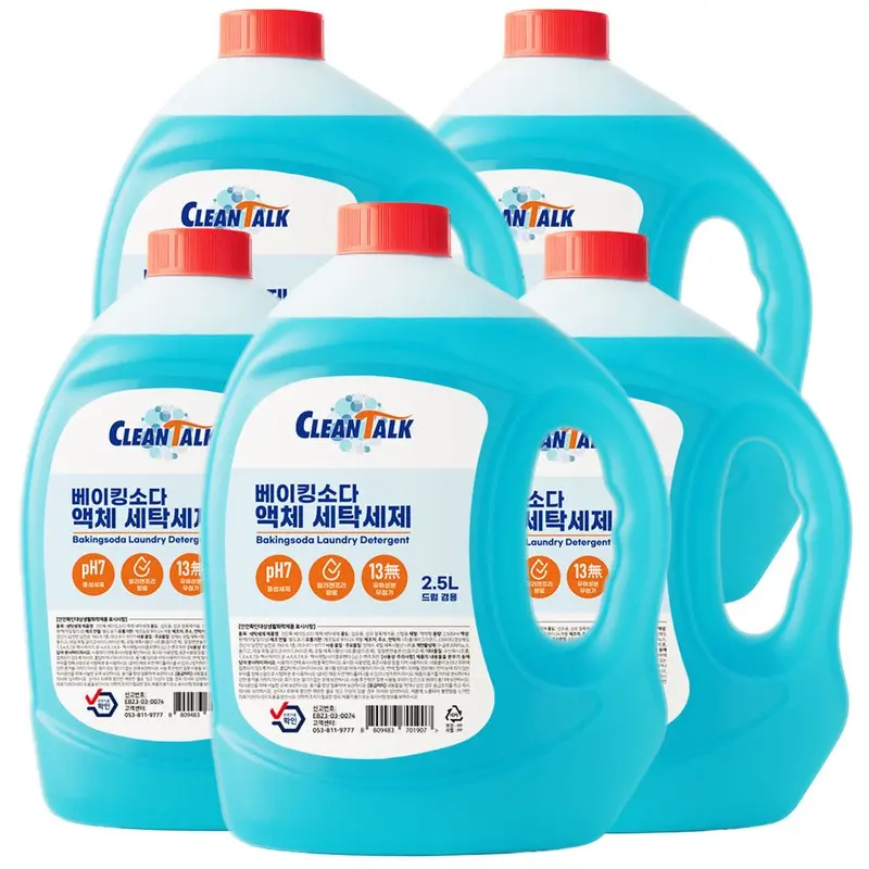 크린톡 베이킹소다 액체 세탁세제 2.5L x 5개