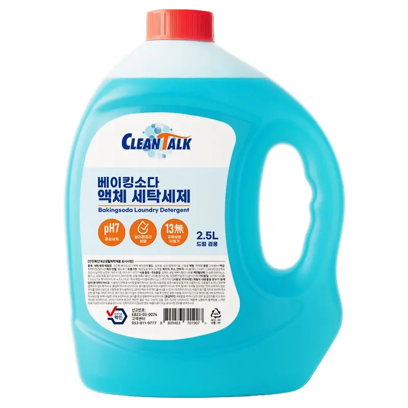 크린톡 베이킹소다 액체 세탁세제 2.5L x 5개