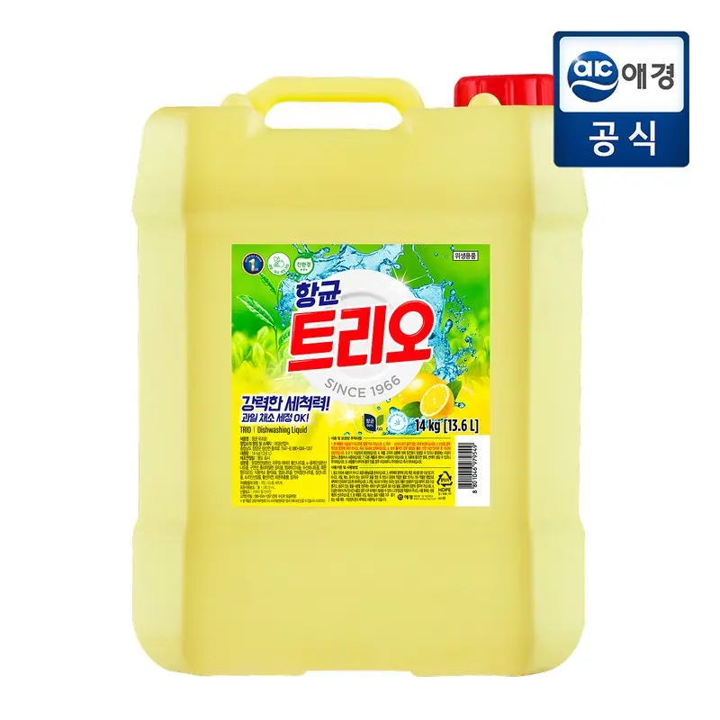 [대용량] 트리오 항균 주방세제 14kg