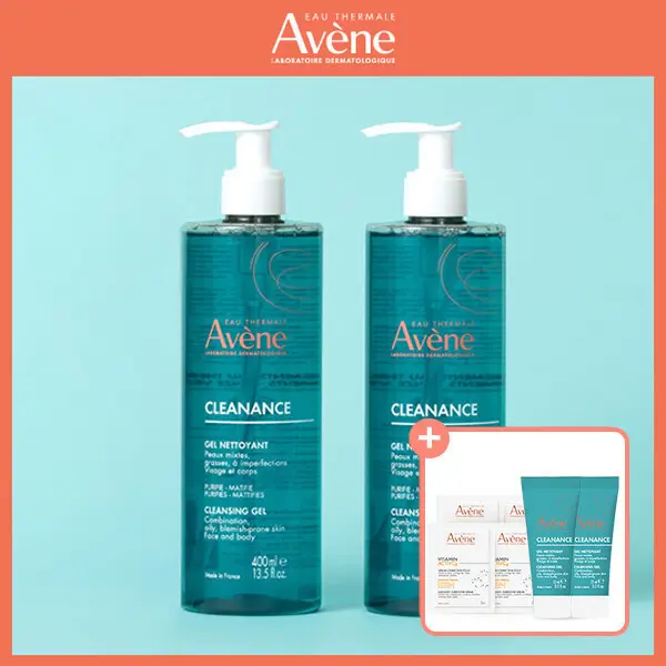 (한가위 한정특가) 아벤느 이드랑스 아쿠아 크림 인 젤 50ml 2개 시칼파트 크림 5ml 2개+체험 키트 4개