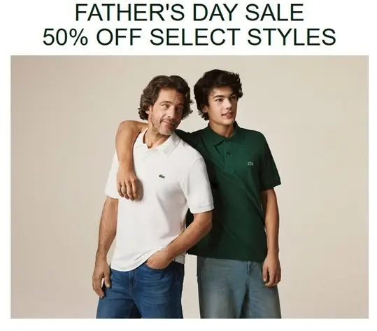라코스테 US 50% Sale