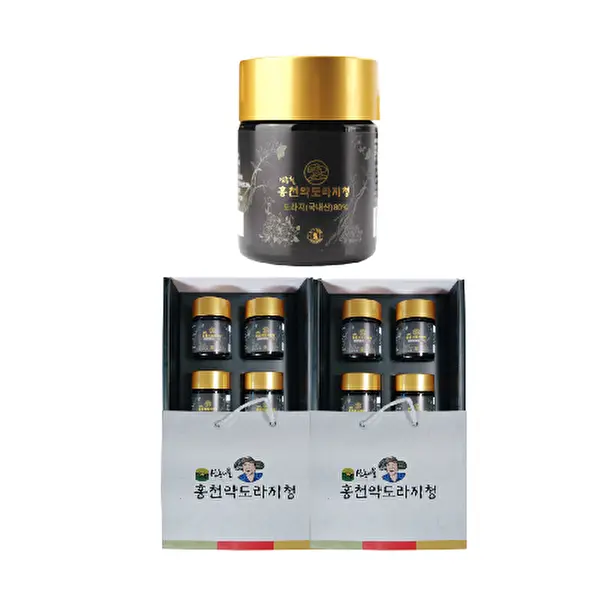[홍천]김종철의 홍천 약도라지청 100g8병 + 쇼핑백 2장