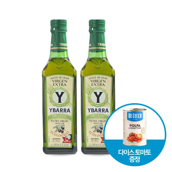 데체코 엑스트라 1L 2병 + 증정 데체코 다이스 토마토 400g 2개