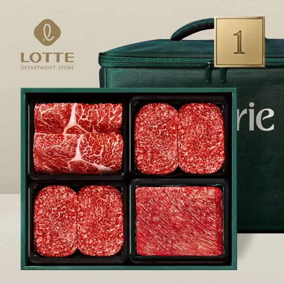 [대한사람대한으로]1등급 한우세트 진품4호 (1.6kg, 각400g 등심+불고기용+불고기용+국거리)