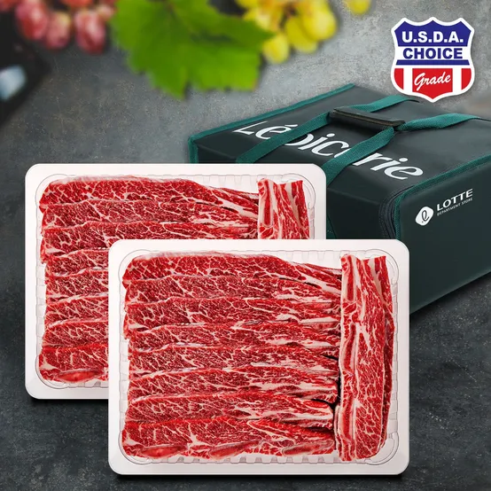 [도톰로스][도톰로스] (미국산 탑초이스) 4kg LA갈비선물세트 (678번 꽃갈비,소갈비)추석