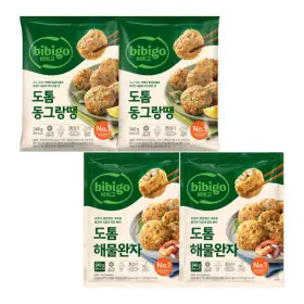 CJ 비비고 도톰동그랑땡 340g x2개+도톰해물완자 340g x2개