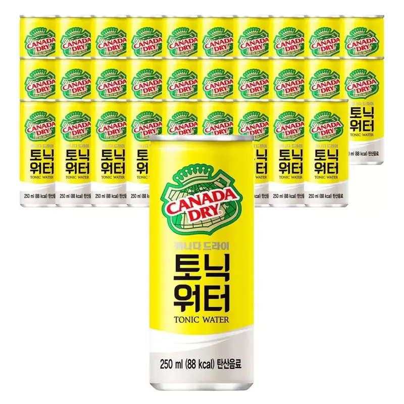 캐나다드라이 토닉워터, 250ml, 30개