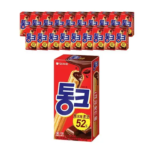 오리온 통크 초코, 45g, 20개