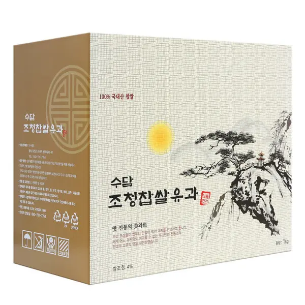 조청유과 1kg 수담한과 추석 설 명절선물 설명절 부모님선물 유과선물 선물용포장