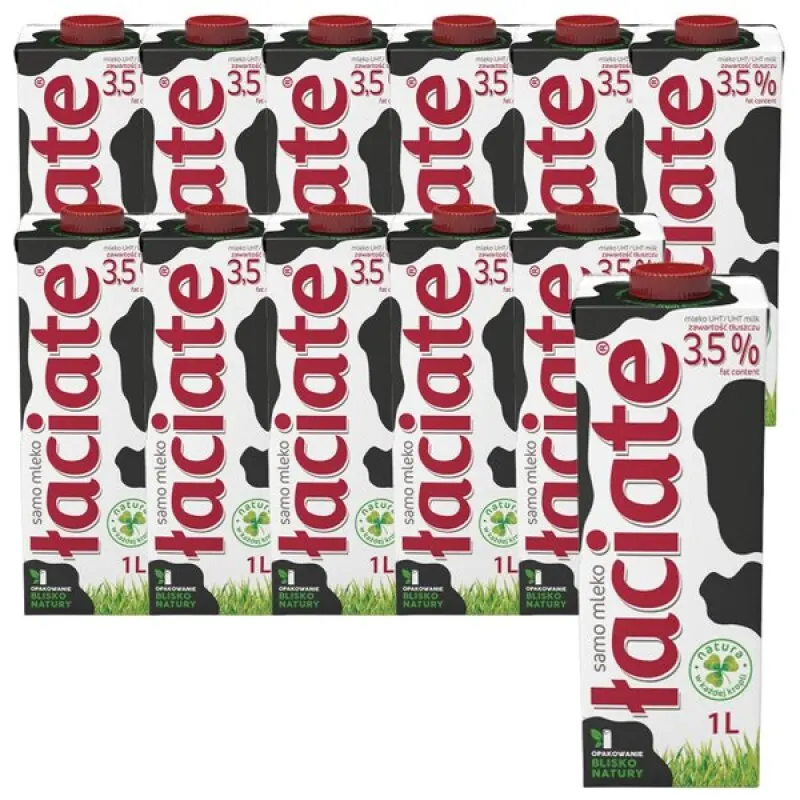 와치아테 수입멸균우유 3.5% 1L 12입