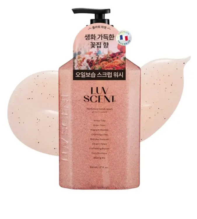 럽센트 스크럽 바디워시 화이트튤립향 800ml (9,550원/무료)