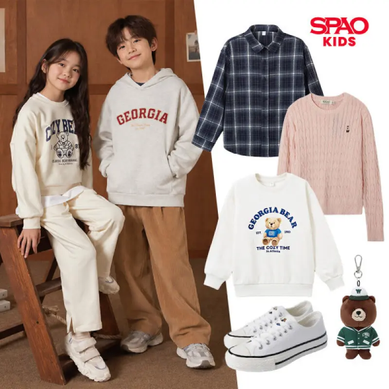 (12+20쿠폰)스파오 균일가 성인부터 키즈까지 티셔츠/맨투맨/아우터/니트/팬츠 최대 ~83%