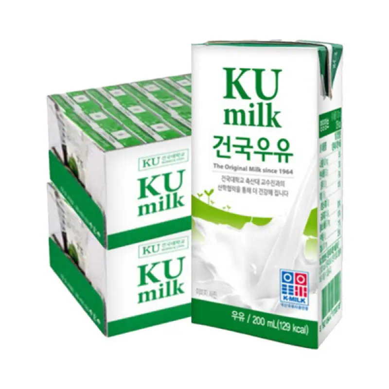 건국 멸균우유 200ml 48팩
