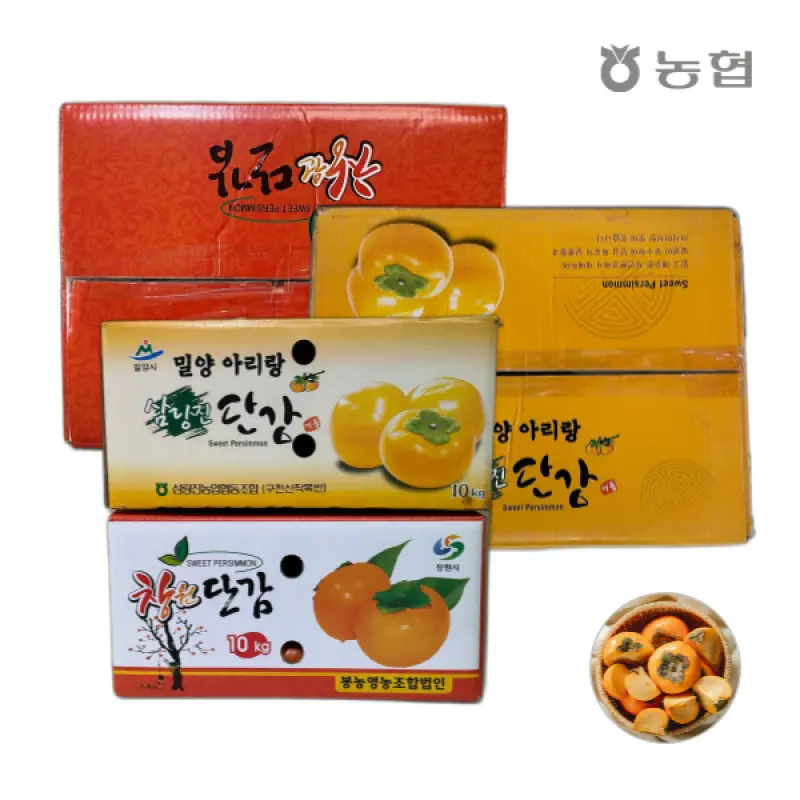 밀양단감 햇단감 단감 5kg 랜덤과  가정용 못난이 단감