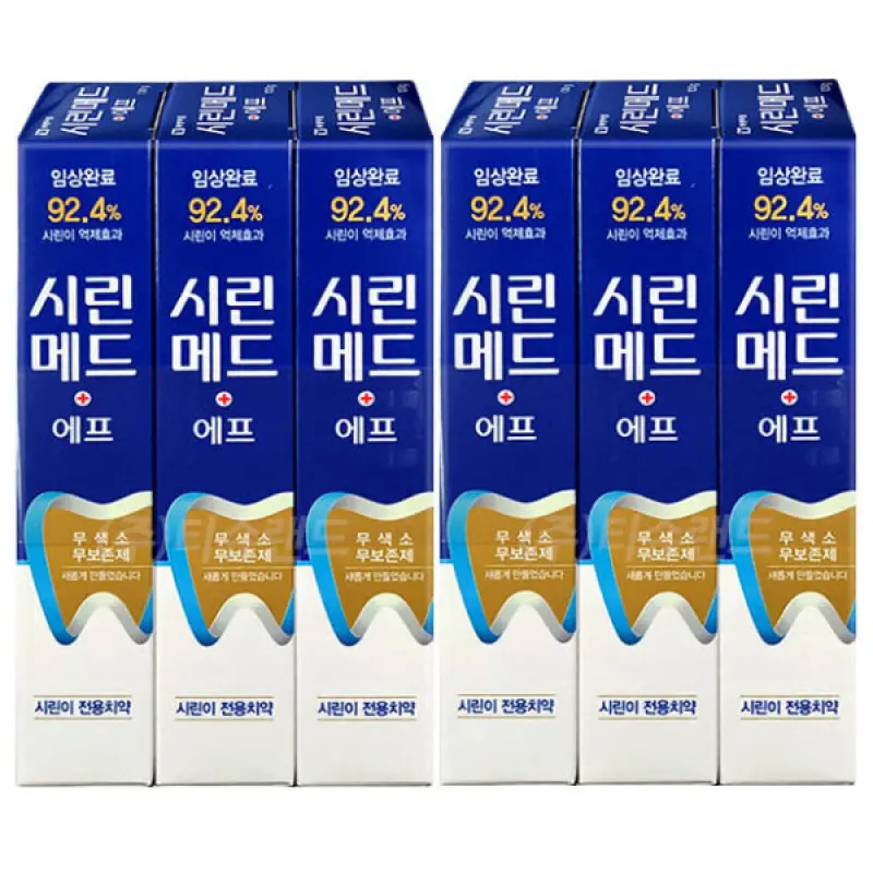 시린메드 에프 치약 100g X3개입x2개 (총6개) 시린이 개선