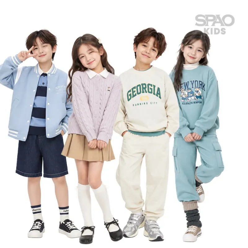 (최대 32%쿠폰) 스파오키즈 FW 가을 오픈 키즈의류·유아동상하복세트 아우터/맨투맨/점퍼 최대 78%