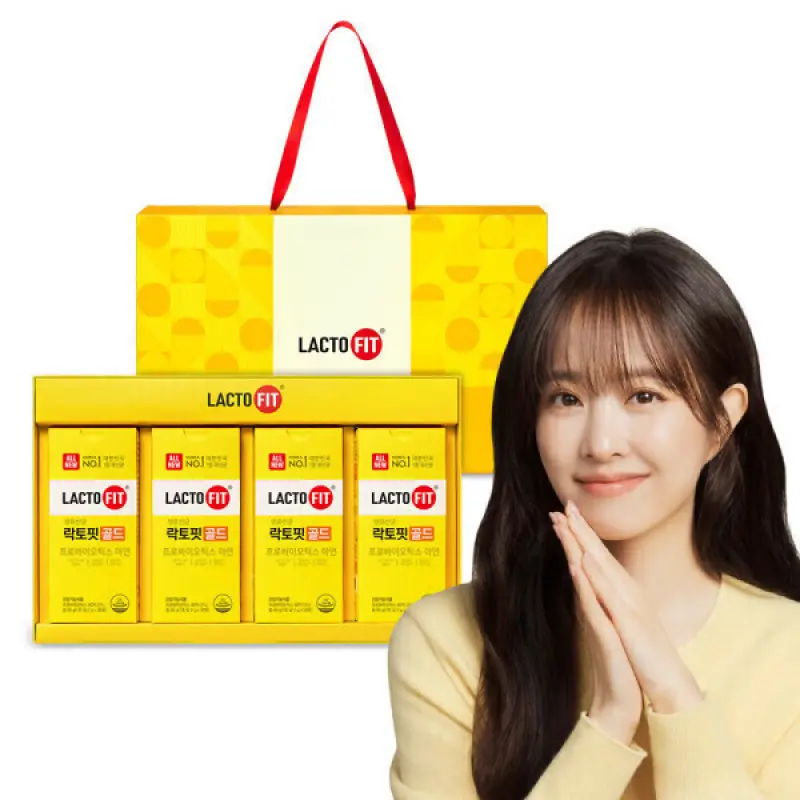락토핏 골드 All New 120포 선물세트 1박스(30포x4개입)/40억CFU