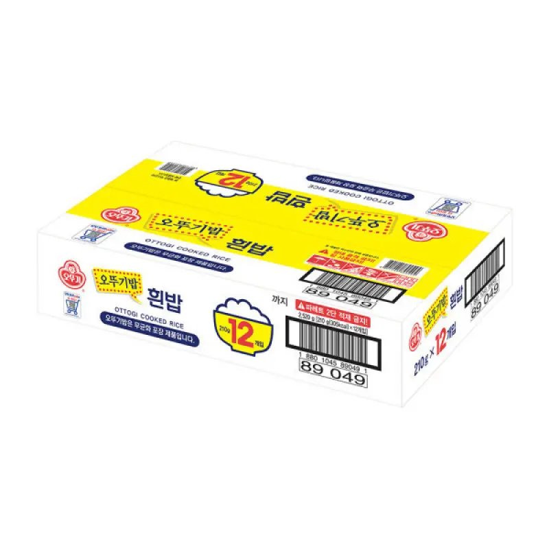 오뚜기 맛있는 밥 12입(210gx12개입) / 오뚜기밥