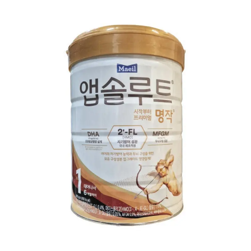 매일유업 ABSOLUTE 시작부터 프리미엄 명작 2FL 1단계 800g 3개_MZ