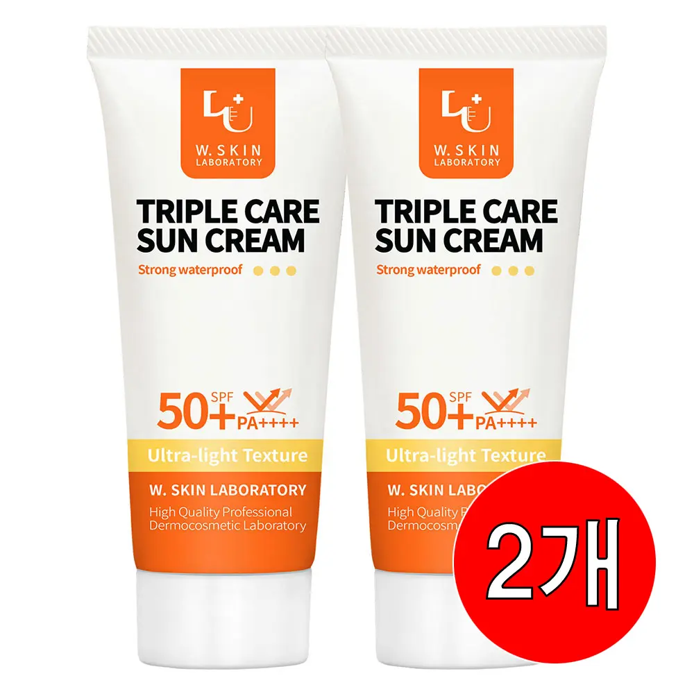 [1+1]W피부연구소 자외선차단제 트리플케어 선크림 60g (6,930원/무료)