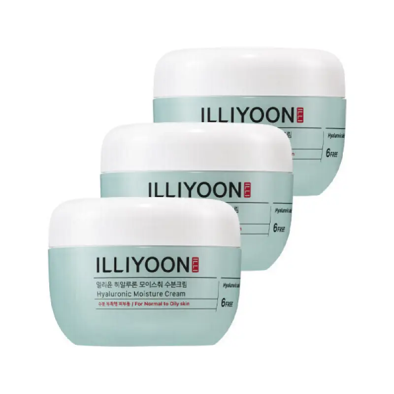(최종결제가21550원)일리윤 히알루론 모이스춰  수분크림 100ml 3개