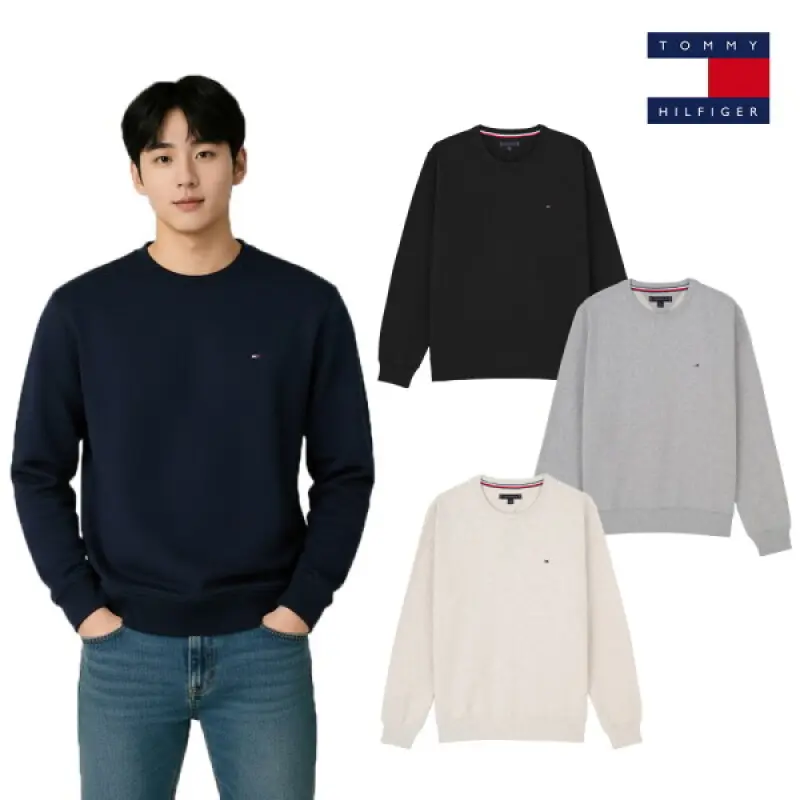 타미힐피거 남녀공용 맨투맨 4색상 78JB341